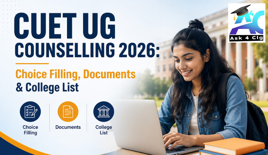CUET UG Counselling 2026: Choice Filling, Documents & College List