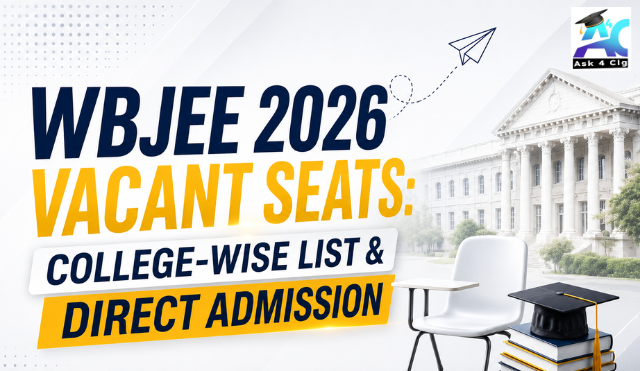 WBJEE 2026 Vacant Seats: College-Wise List & Direct Admission